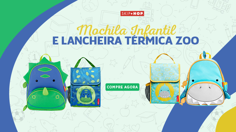 Mochila Infantil + Lancheira